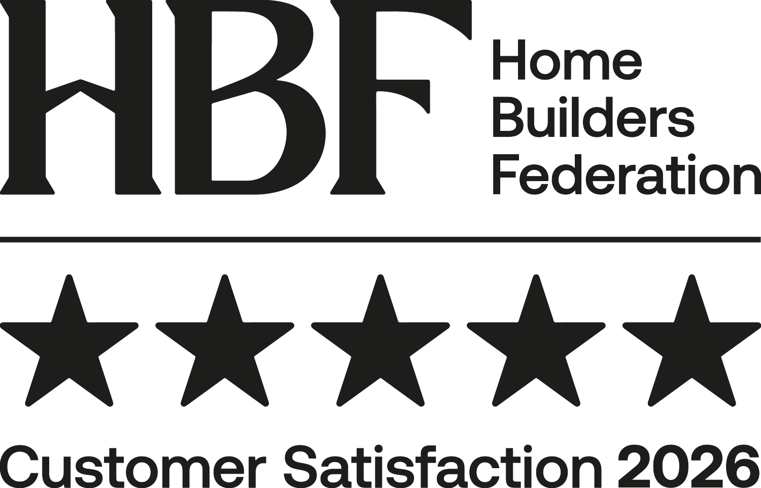 Home builders federation logo – 5 star builder customer satisfaction