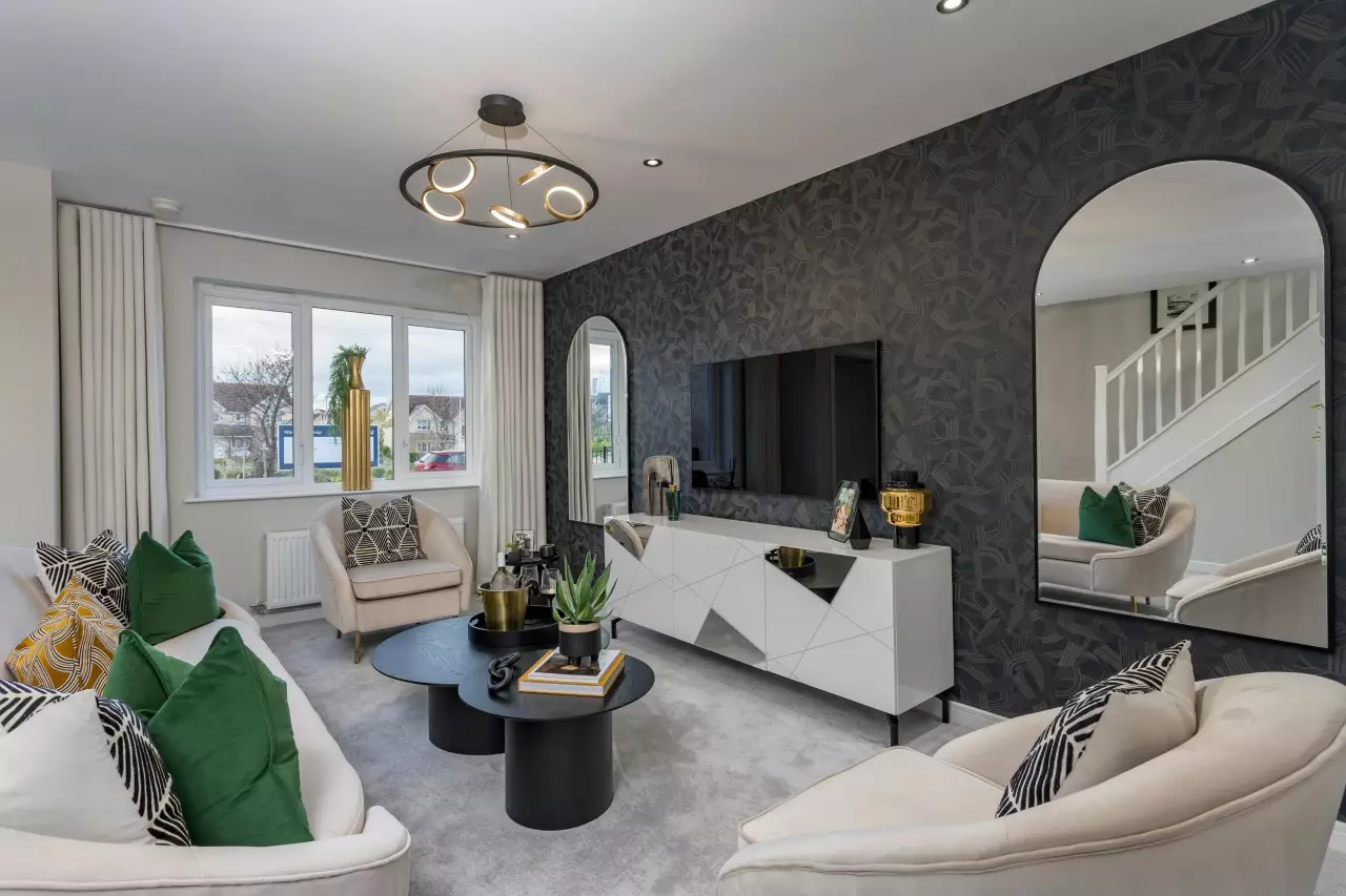 Living room in The Kinloch house type